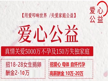 柘城捐卵助孕生子 爱心志愿者招募